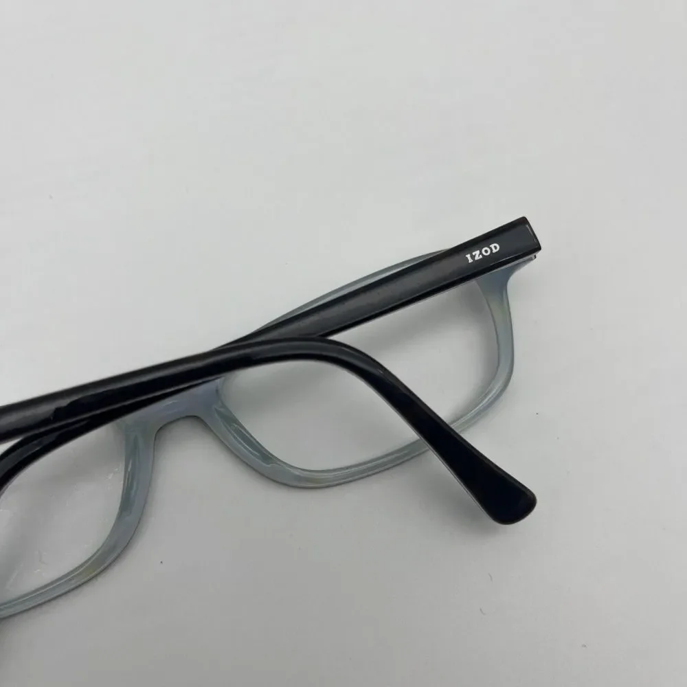 Izod L.130MM IZ 202 Tort Blue Lam 53-15 Eye Glasses Brown/Blue Frame M